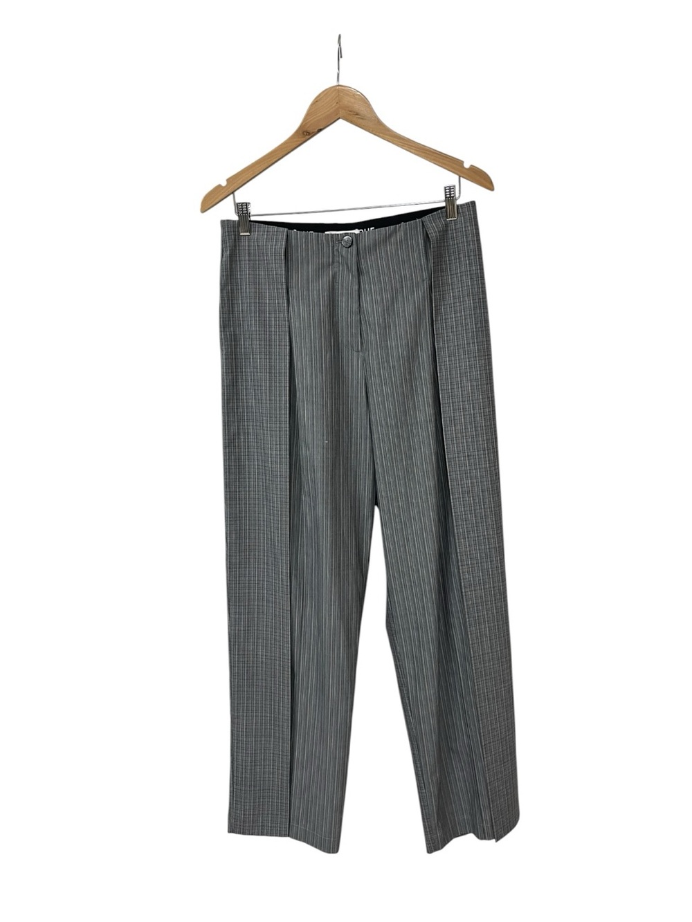 Oblique Creations Gray Pinstripe Pants 1